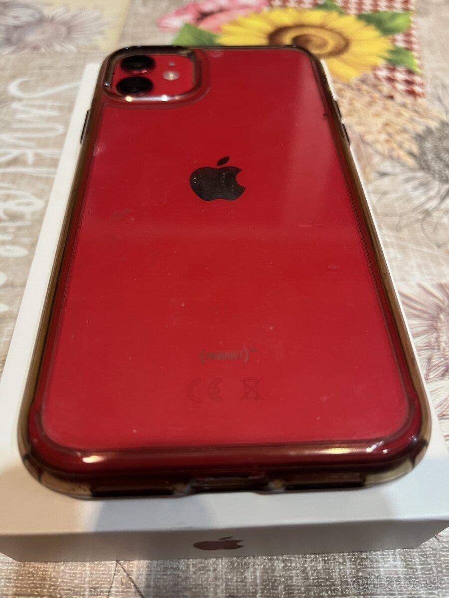Predám Apple iphon 11 , červený 128gb
