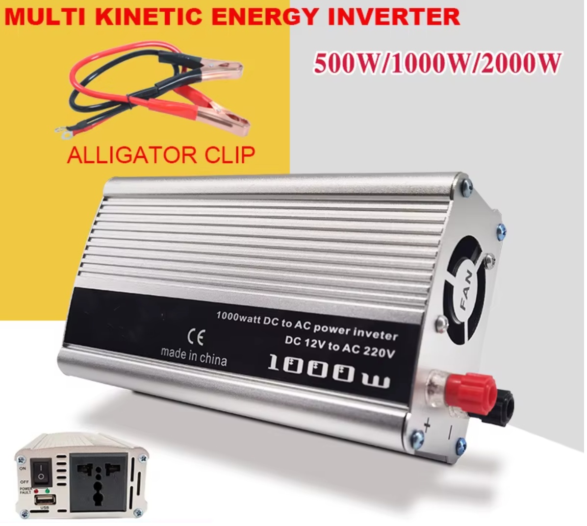(Vypredané)Menič napätia 12v 2000w