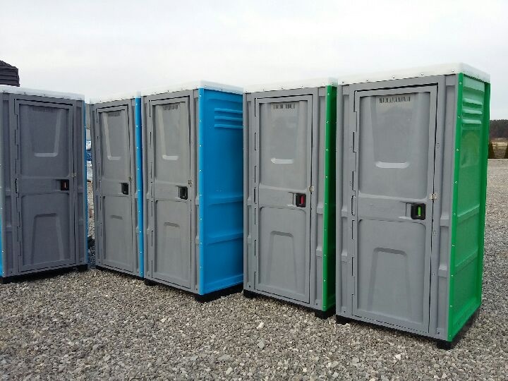 Nová mobilná toaleta, kadibudka, prenosné WC, TOI