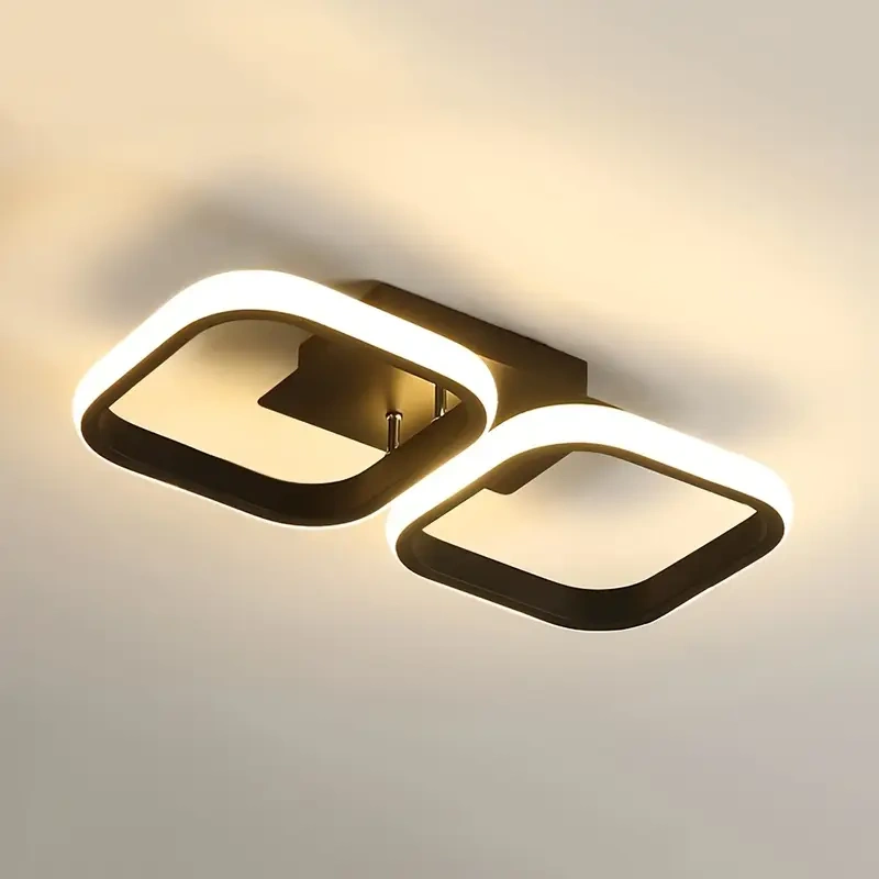 Stropné LED svietidlo - čierna, biela 36W