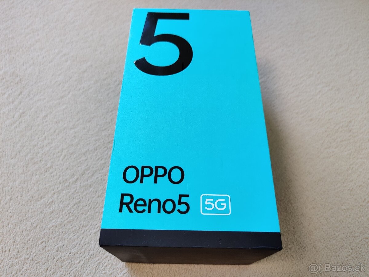 Oppo Reno 5 - 5G. 8gb+4gb/128gb. Modrá metalíza.