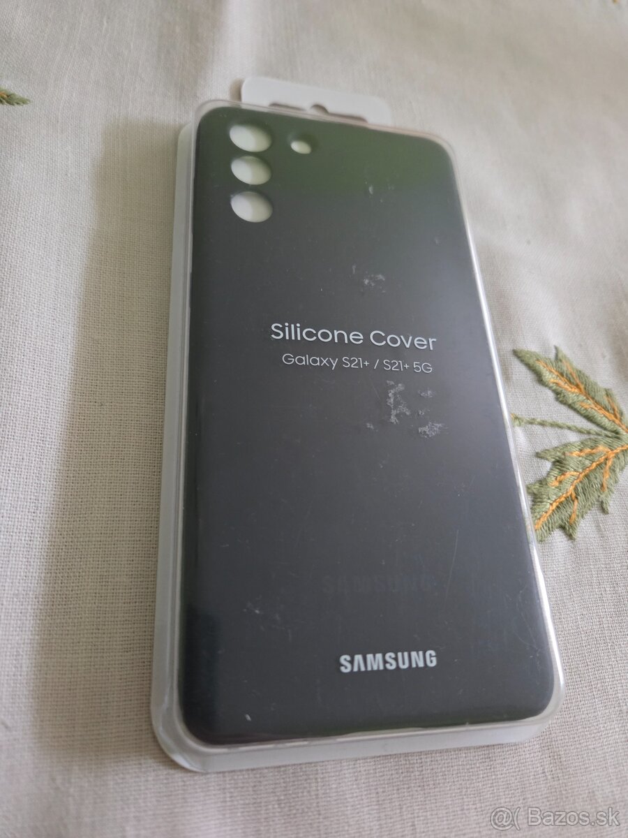 Cover Samsung S21 plus priesvitný a čierny