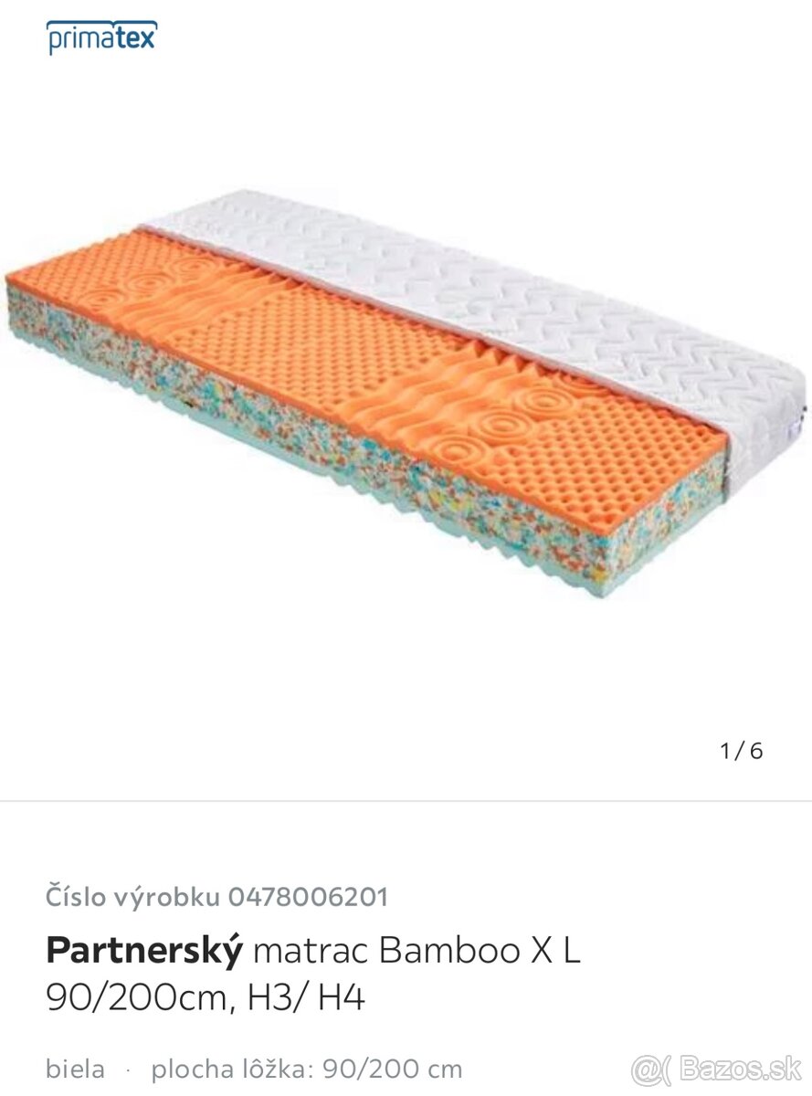 Úplne nové matrace 2x 90x200