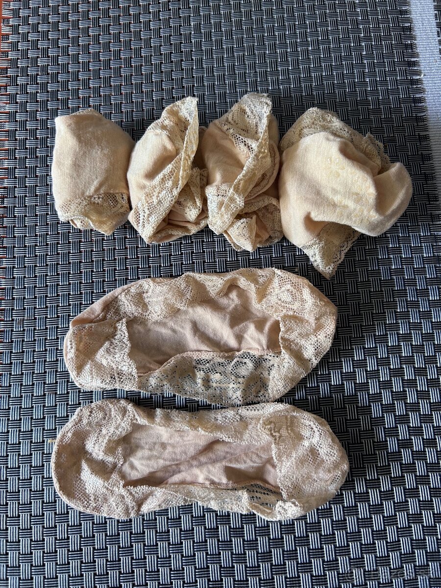 Nove silonkove ponozky 5parov cipkovane