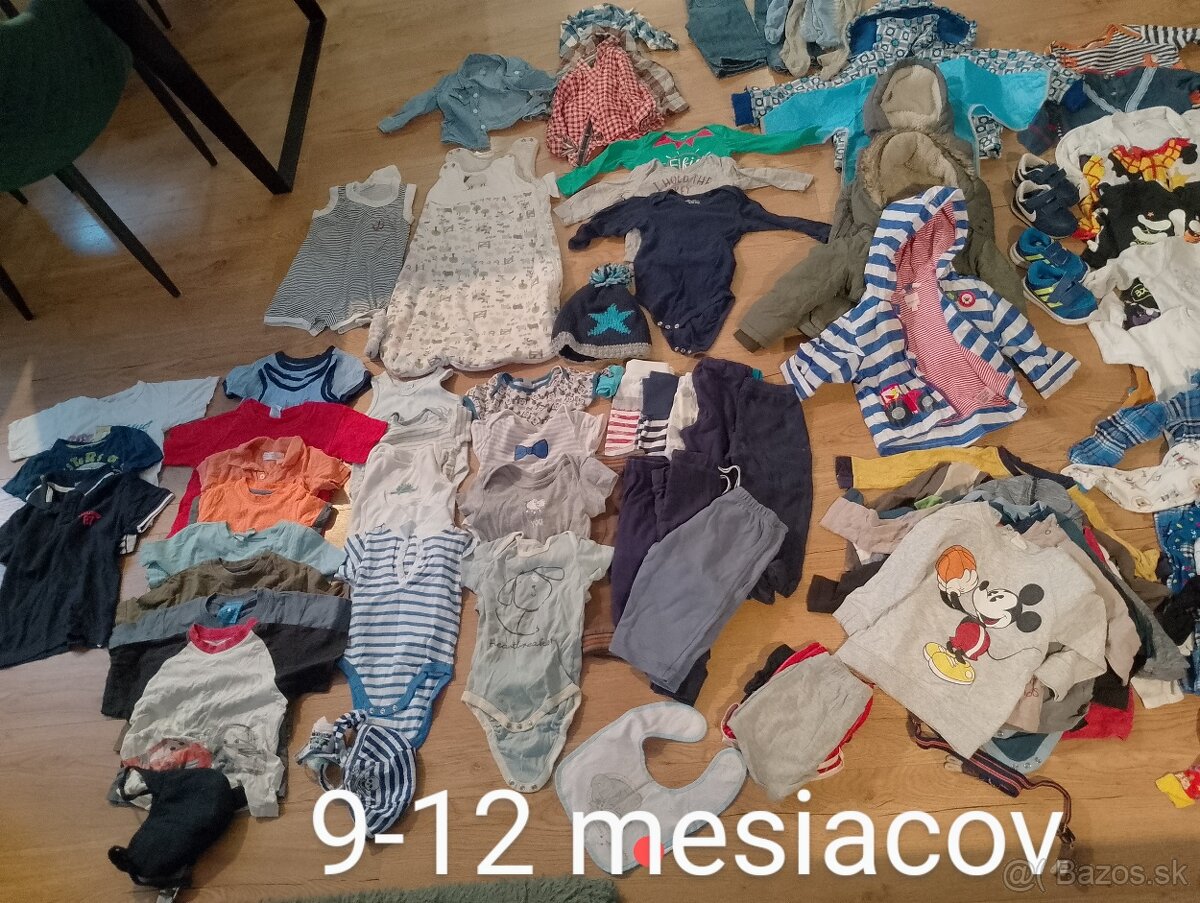 Chlapčenské oblečenie 9-12 mesiacov