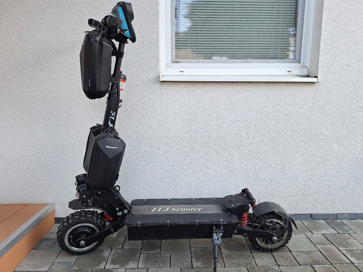 Elektrická kolobežka FLJ - scooter ,vykon 7000W dual motor