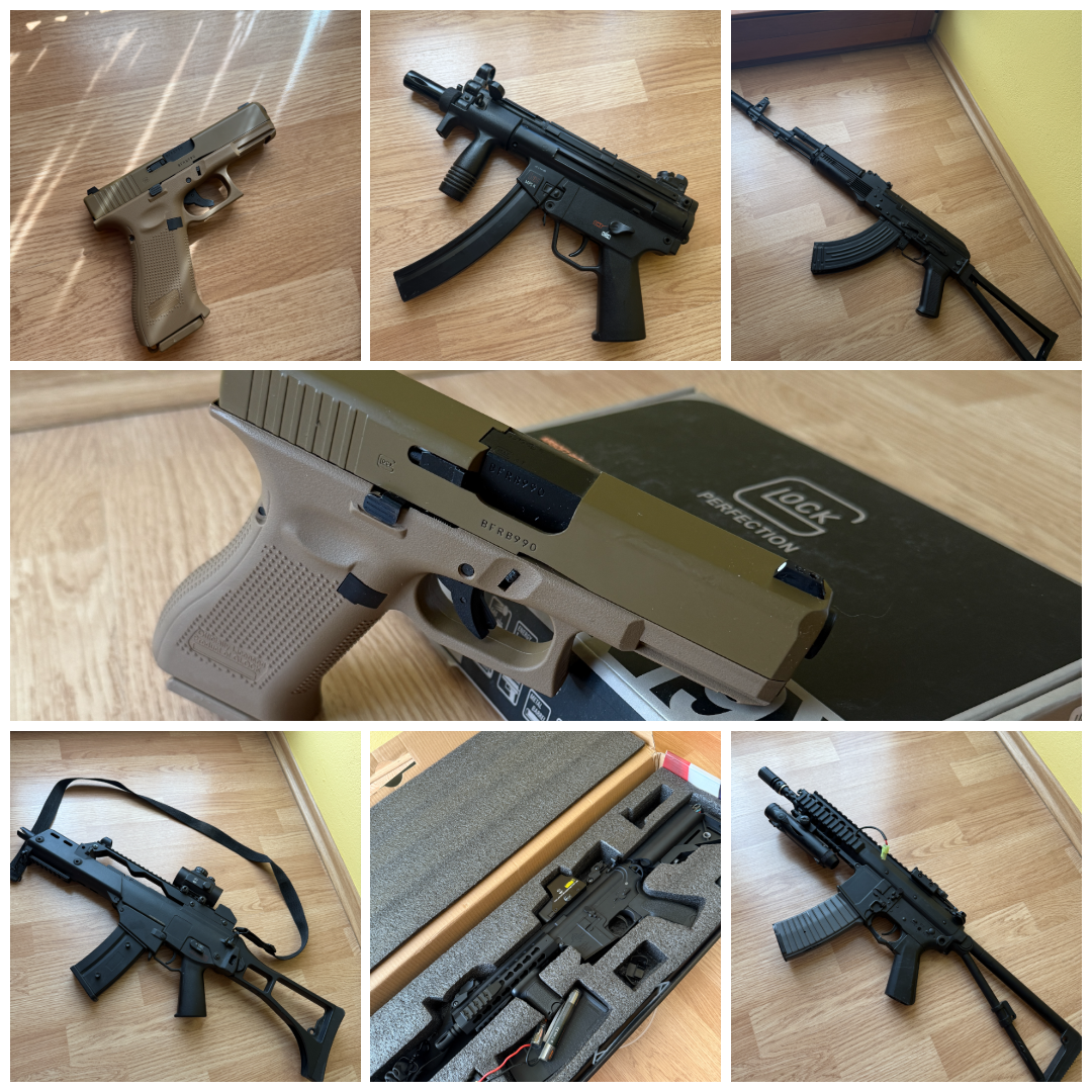 Airsoft výhodne vybavenie - komplet
