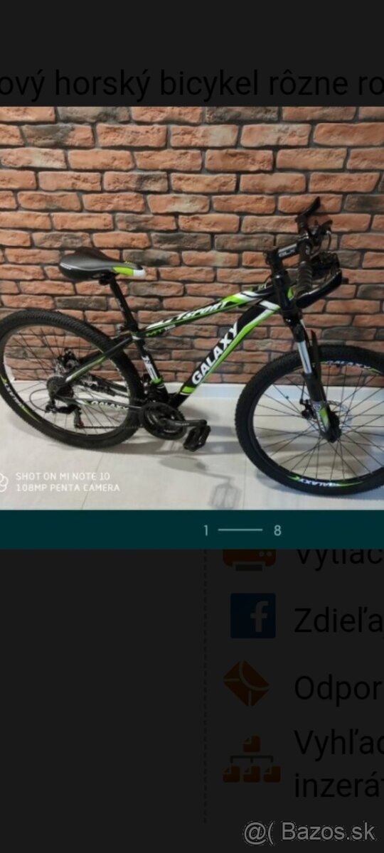 Predám nový horský bicykel