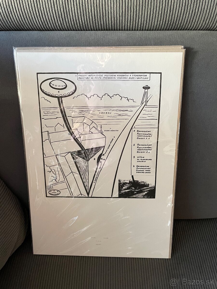 Predám grafiku Čierne diery U.F.O.