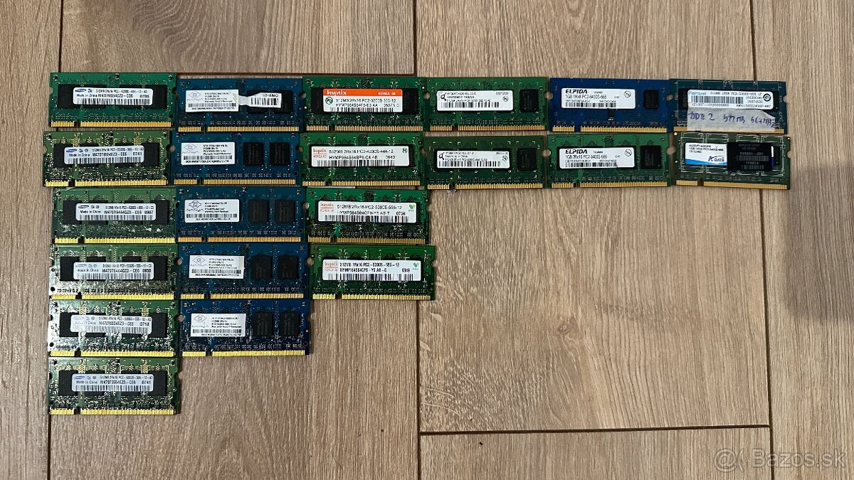 SODIMM DDR2 pamate