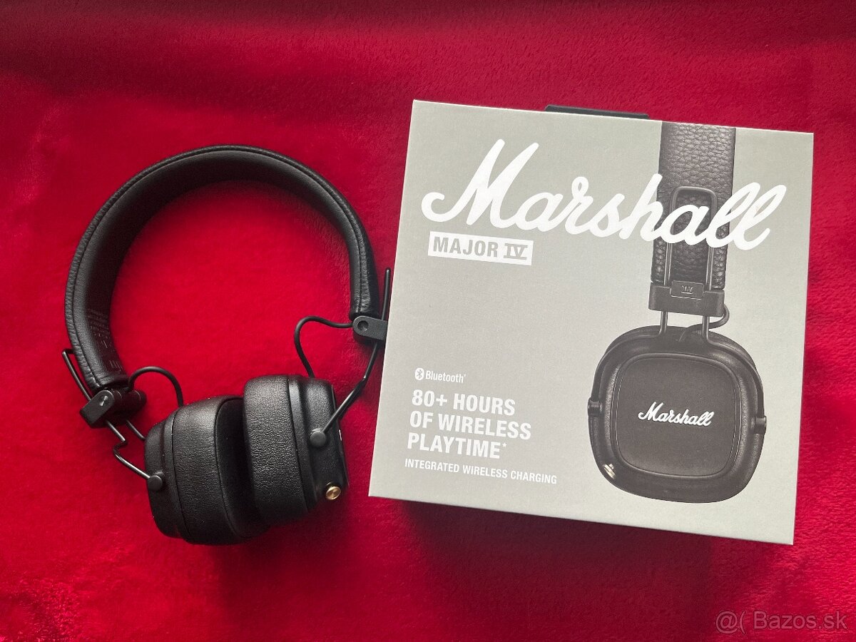 Marshall Major IV Bluetooth čierna