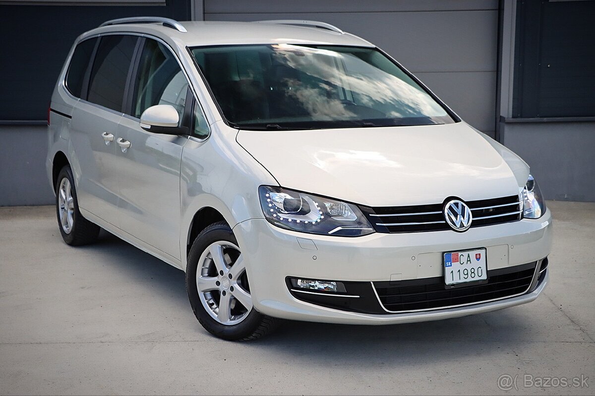 Volkswagen Sharan 2.0TDI 103kw DSG Bixenon Webasto Navi