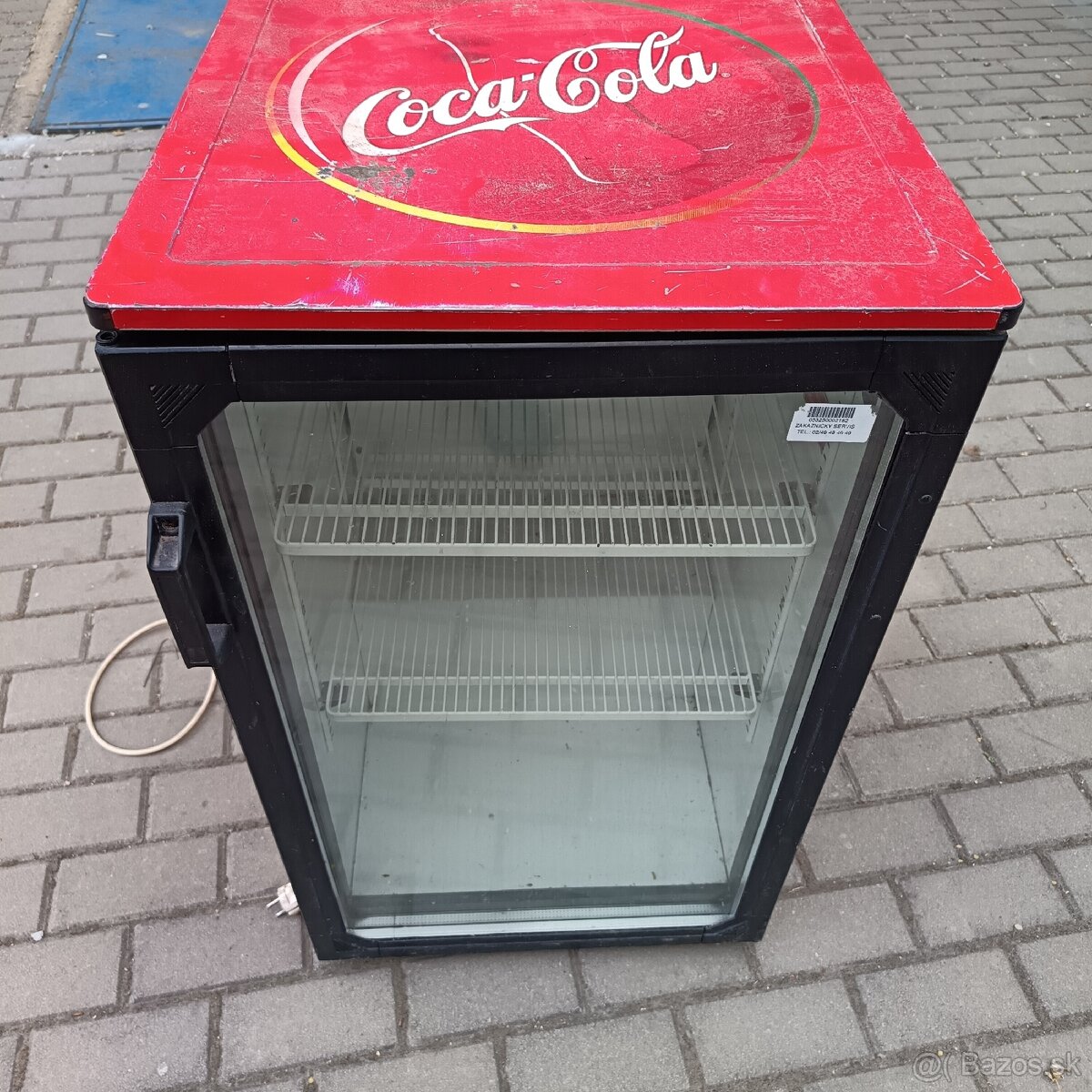 Presklenna presklenna chladnička gastro