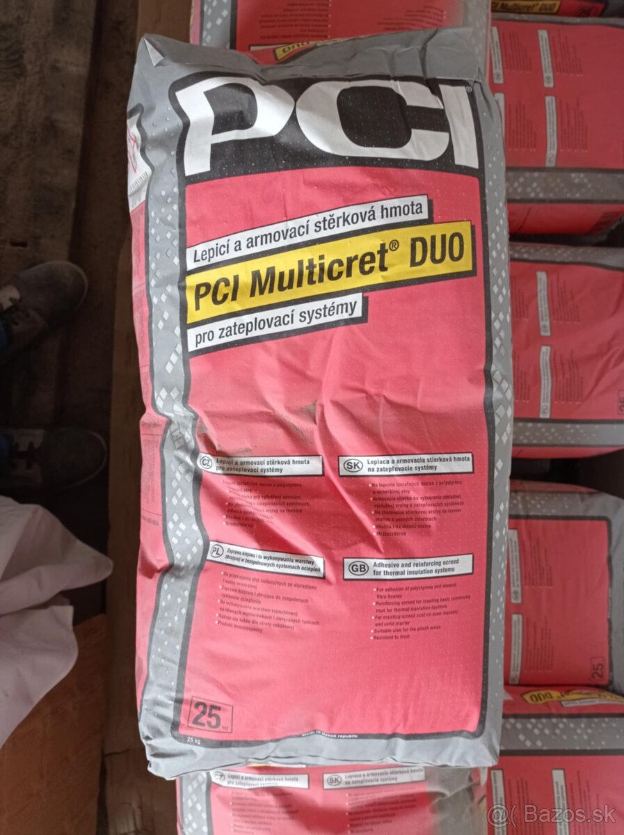 Lepidlo PCI Multicret DUO Lepiaca a stierkovacia hmota 25 kg