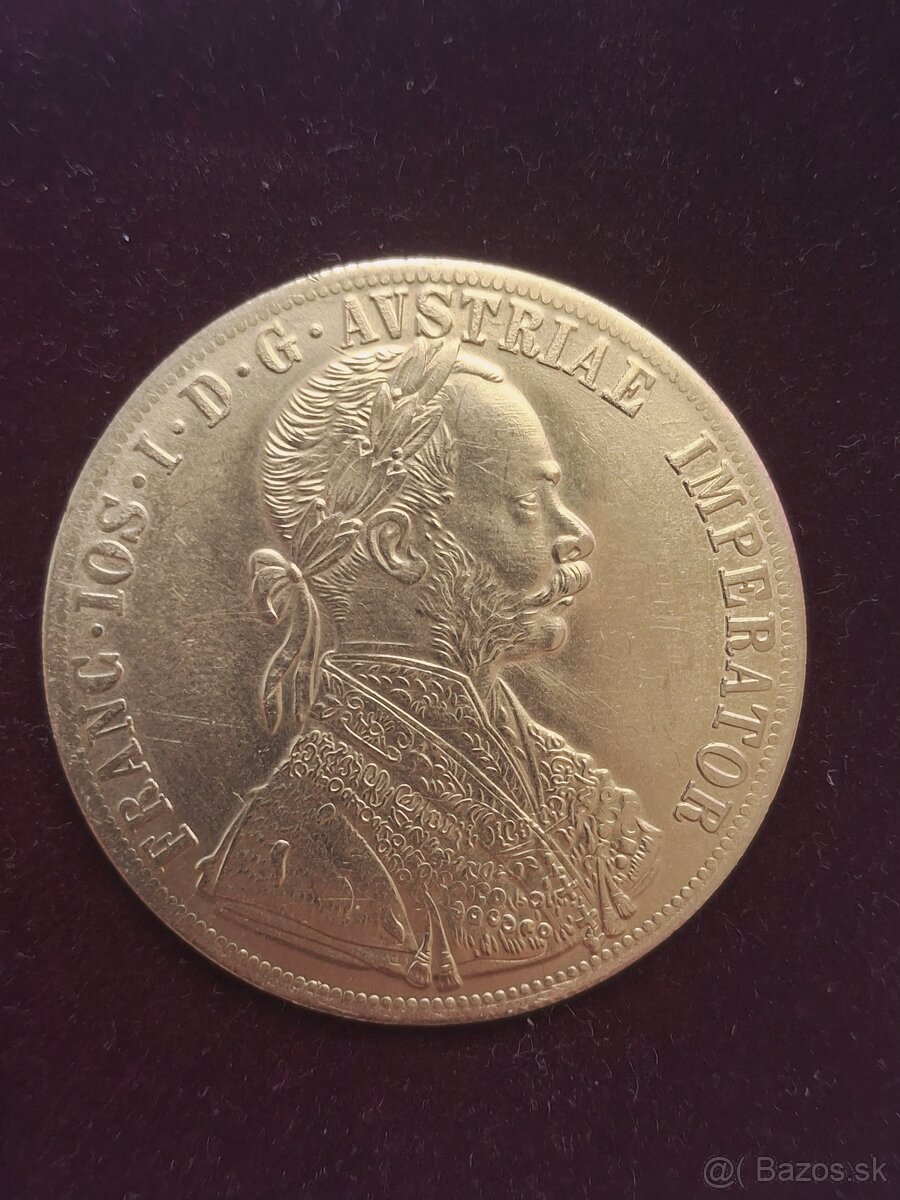 4 dukát František Jozef 1915 novorazba