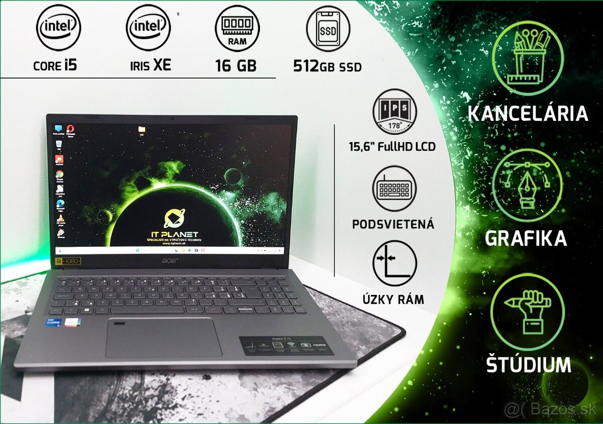 💻 Acer® Aspire 5 | i5-1335U | 15.6" FHD IPS | 16GB