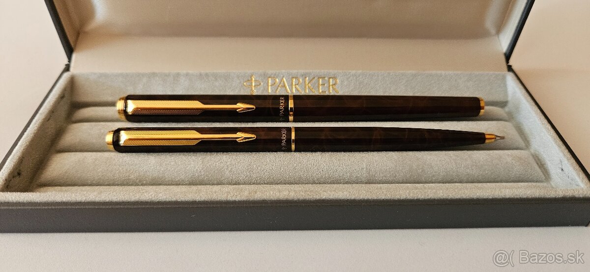 Luxusná sada Parker 95 – Plniace pero + mechanická ceruzka v