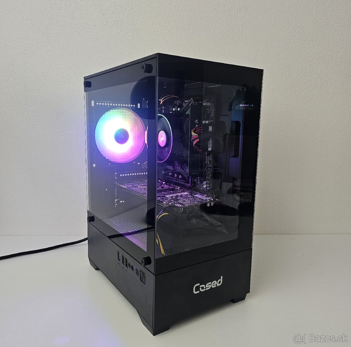 Herný PC Ryzen 5500 GTX 1070ti 8GB RAM 16 GB SSD
