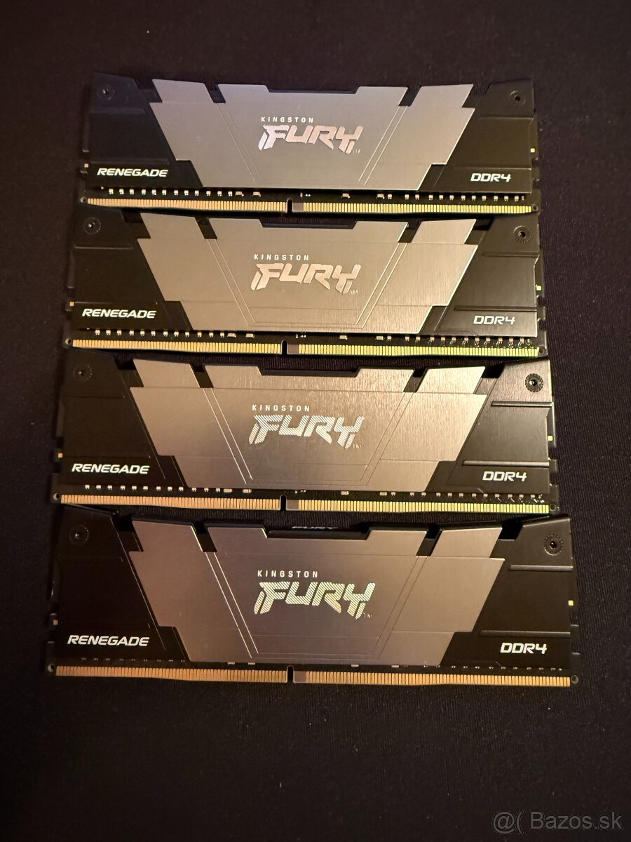 Predám Kingston FURY Renegade 64GB (4×16GB) DDR4 3200MHz
