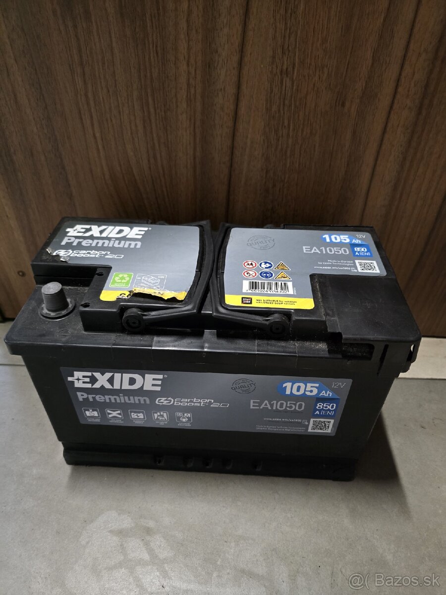 Autobatéria 105AH Exide premium
