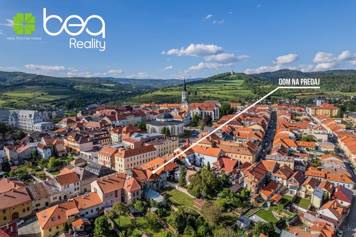 NA PREDAJ: Meštiansky dom so 6 bytmi v nájme, centrum Levoče