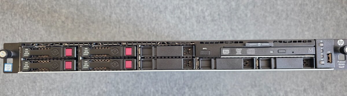 Server Dell DL160 Gen9 / 1x 8GB ram / 1x E5 2623v3 / 4x 600G
