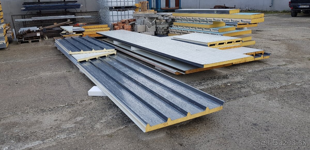 Strešný sendvičový PUR panel 50mm antracit 1ks