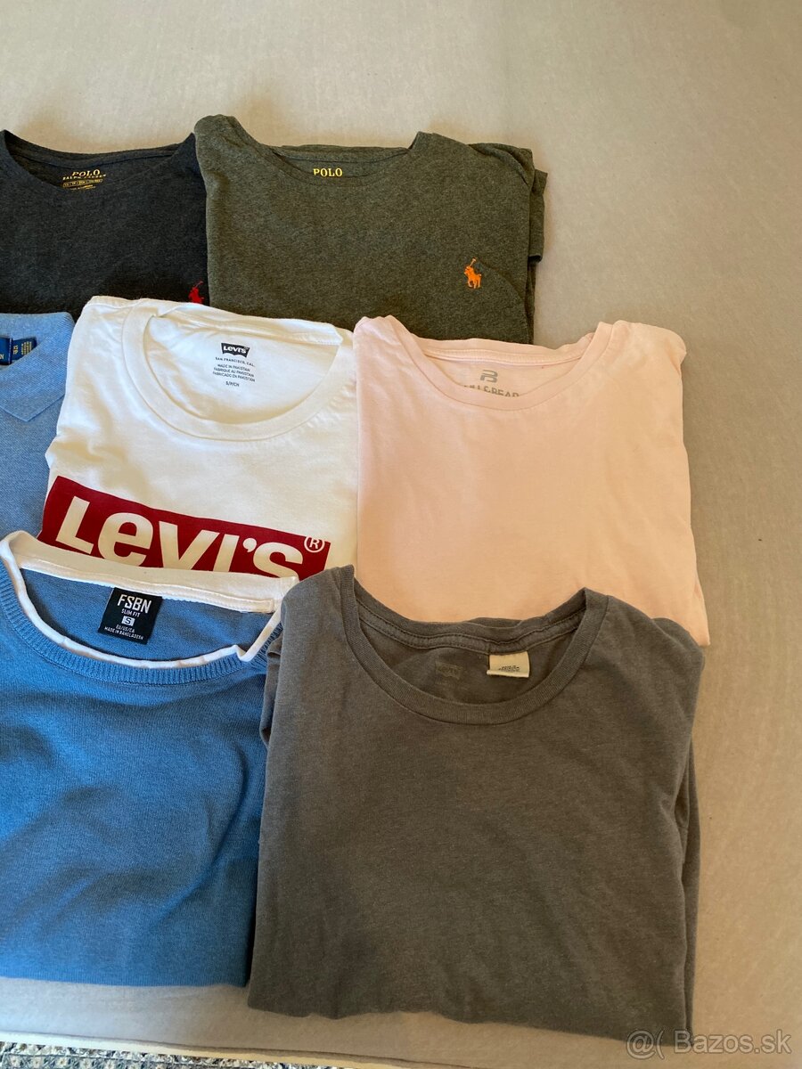 Predám značkové trička S-XS pánske Nové