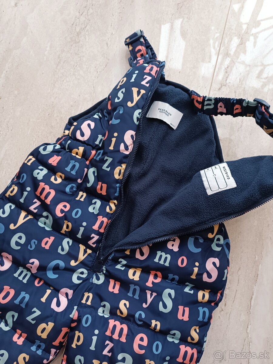 Zimné oteplovaky veľkosť 98