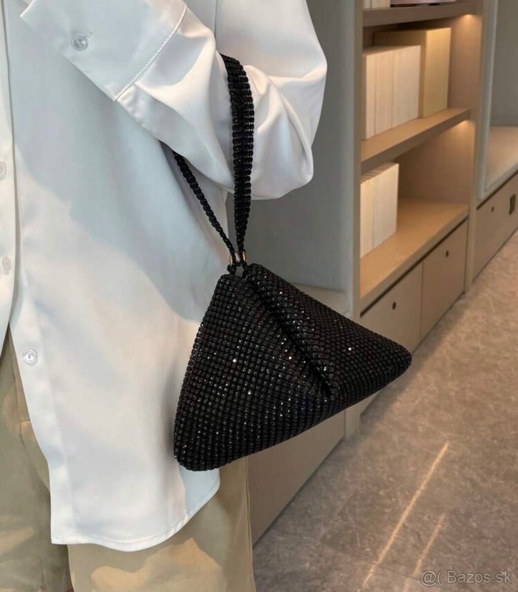 Dámska večerná kabelka nová trblietavá