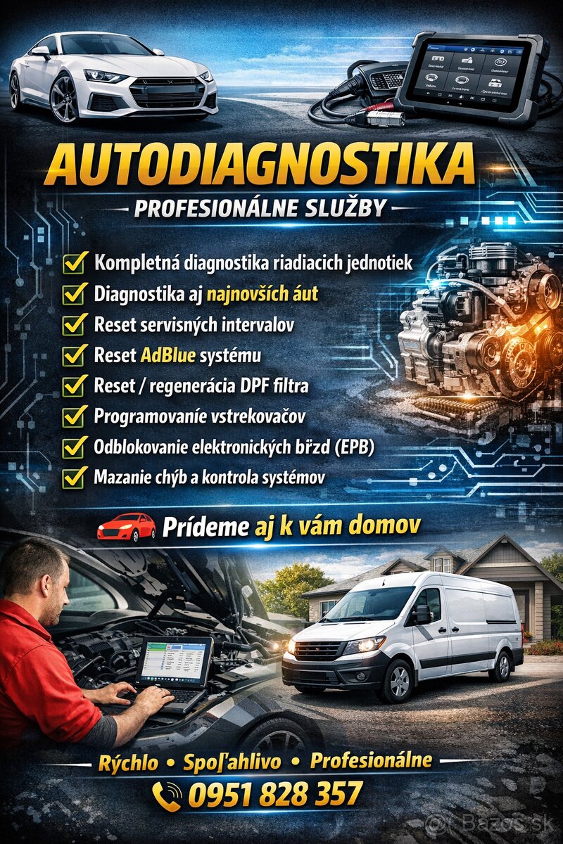 Autodiagnostika u Vás doma
