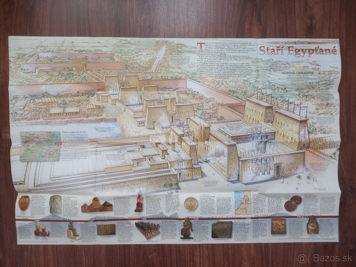 Predám mapu starého Egypta