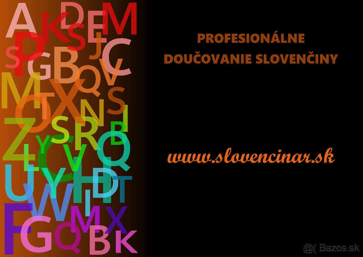Profesionálne doučovanie slovenčiny