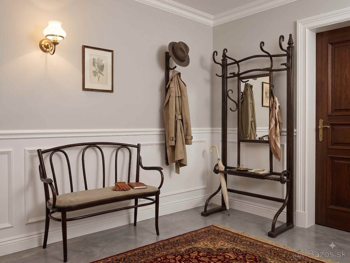 Vešiak a lavička Thonet
