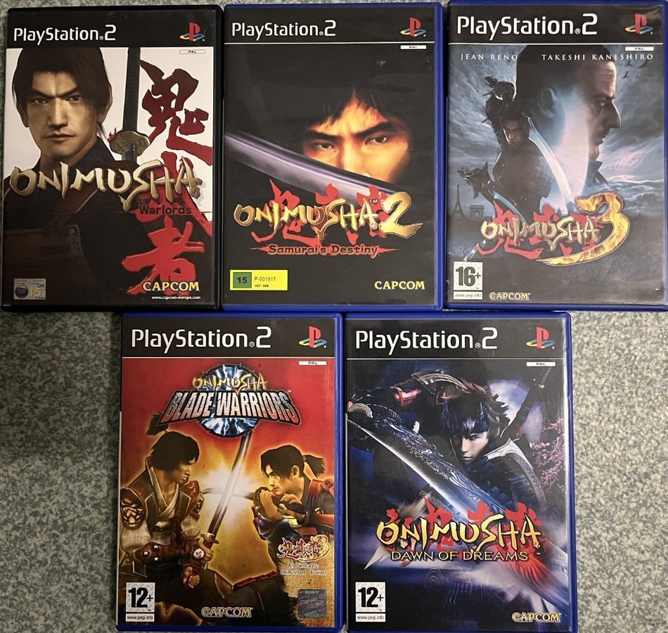 Predám zbierku hier ONIMUSHA na playstation 2