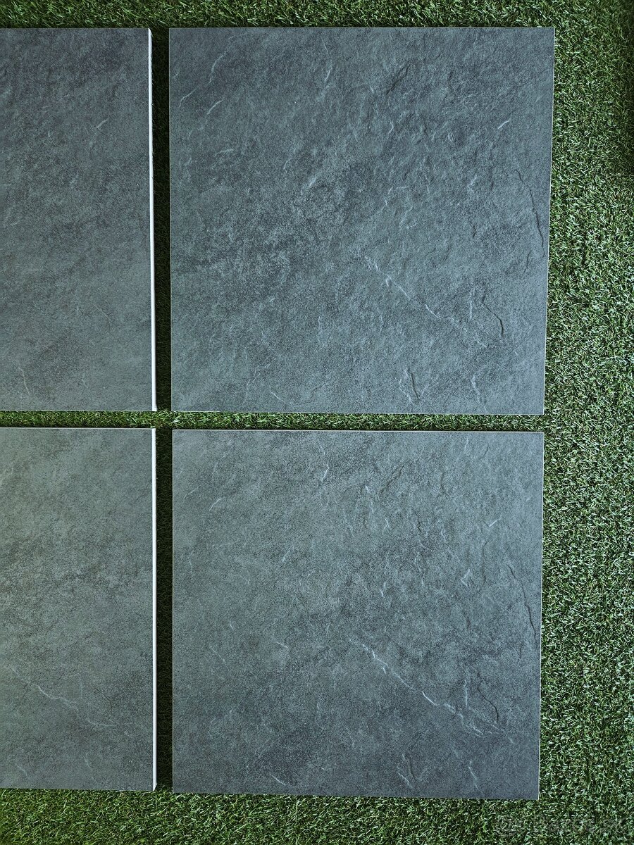 Dlažba terasová hrúbka 2 cm aj na terče 60x60, farba andezit
