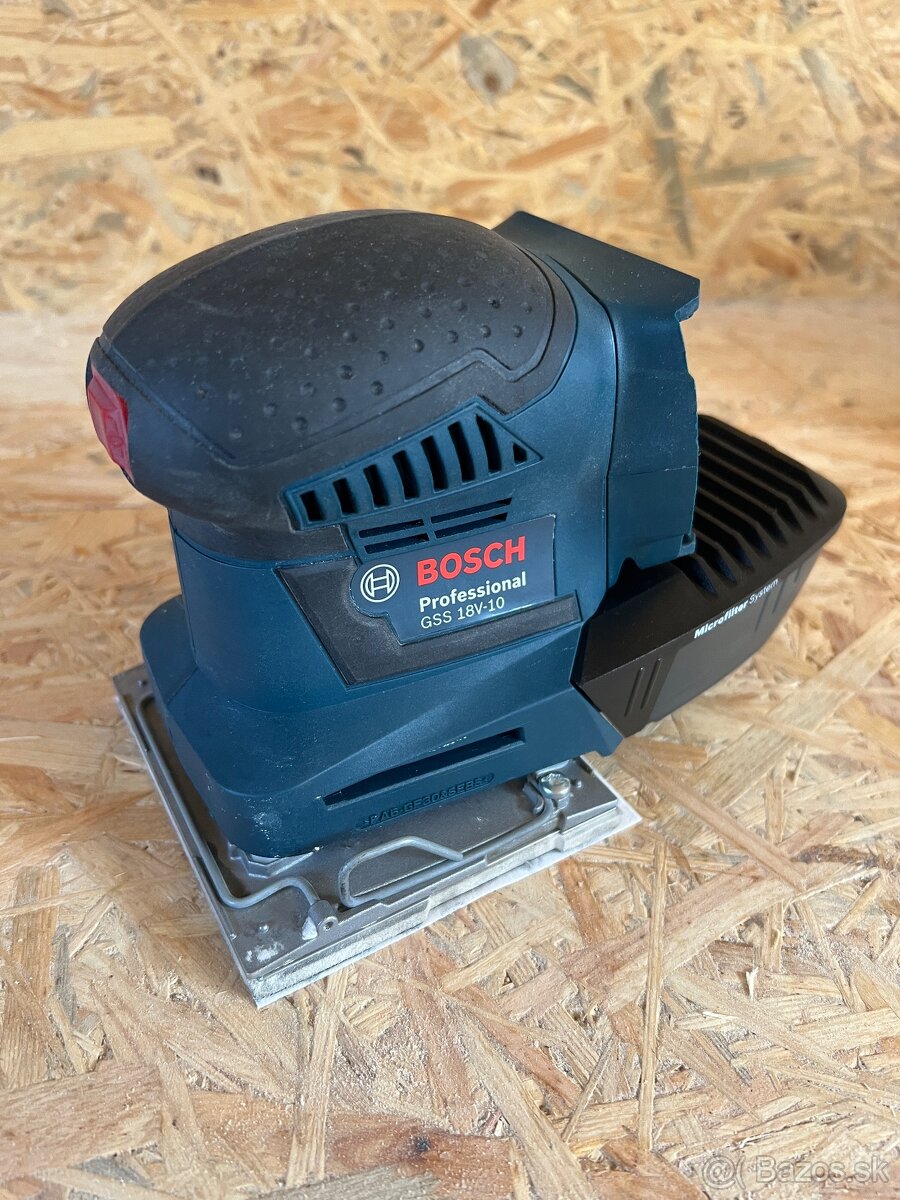 Bosch 18V - 10 vybračnú brúska