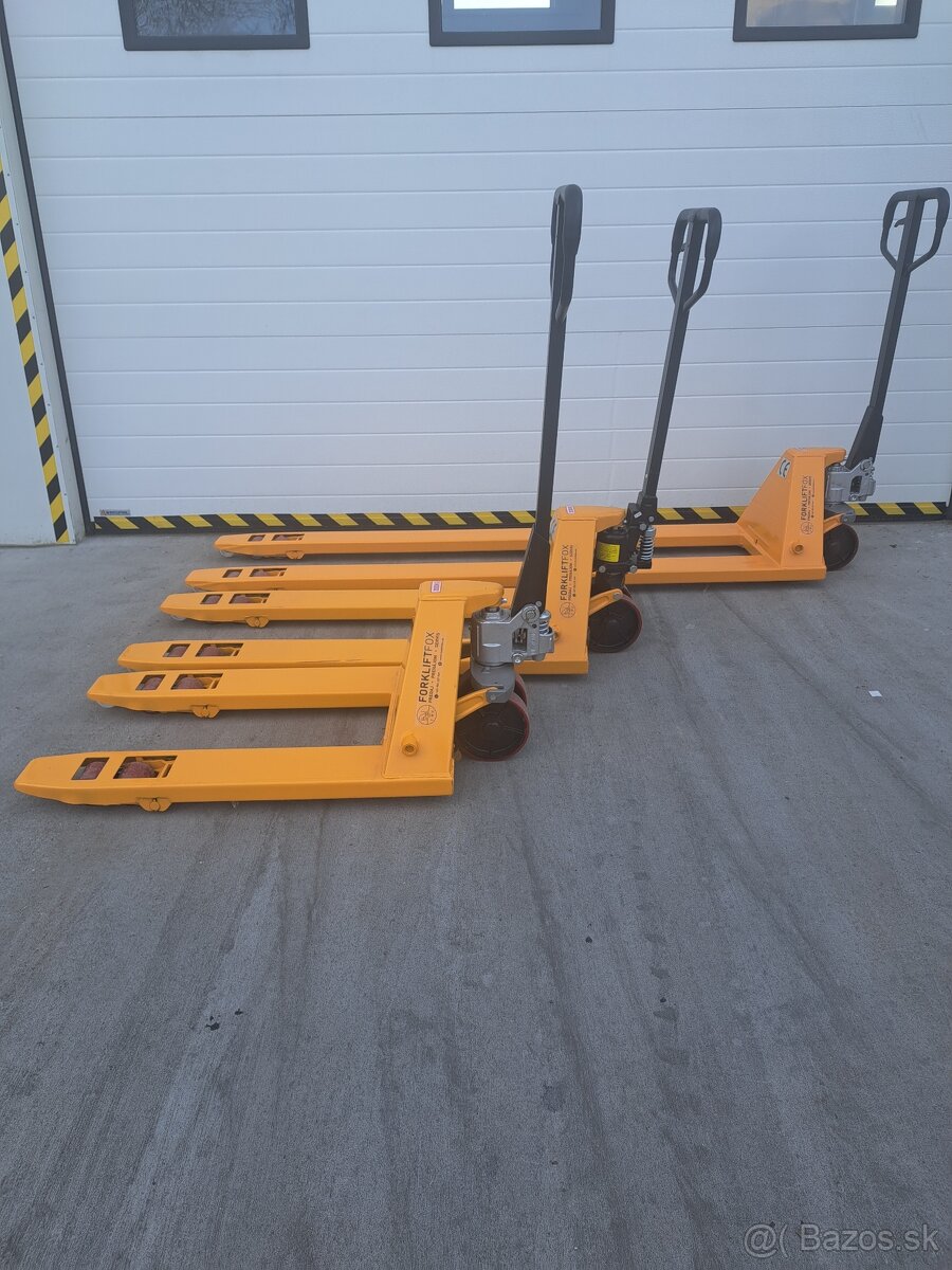 Paletové vozíky 2-2,5t 80/120/150/180/200cm