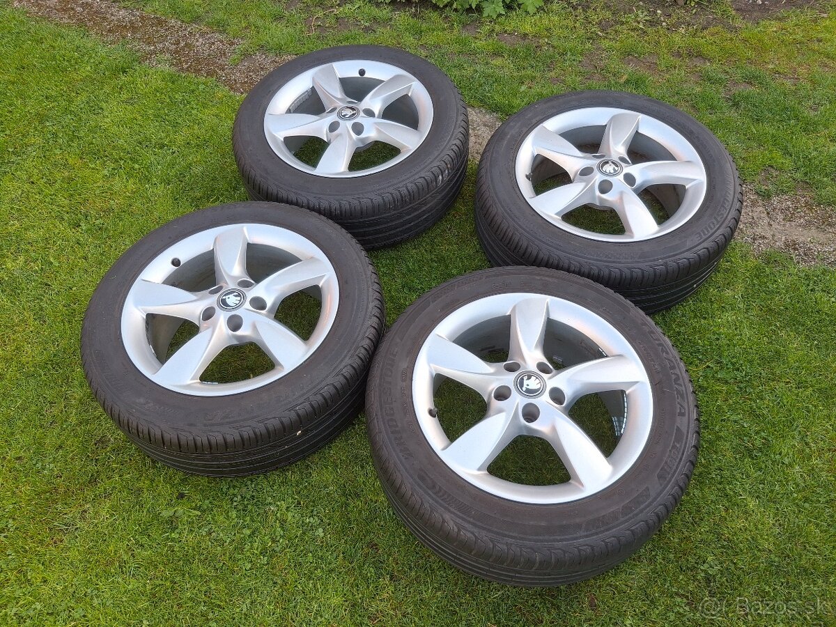 17" ALU or AUDI/ŠKODA/VW 5x112 + letné 215/55 r17 7,5 mm