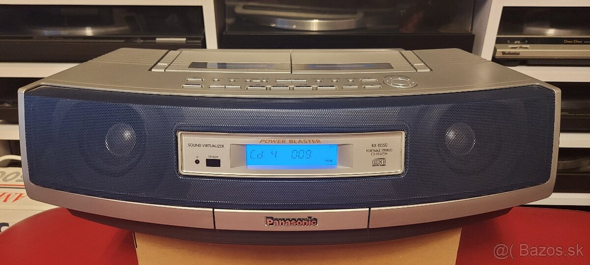 Predám rádiomagnetofón s CD Panasonic RX-ED50