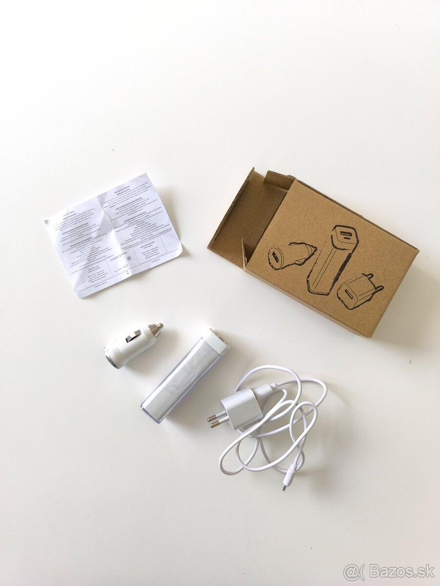 cestovný set usb charger, Power banka, EU plug, usb kábel