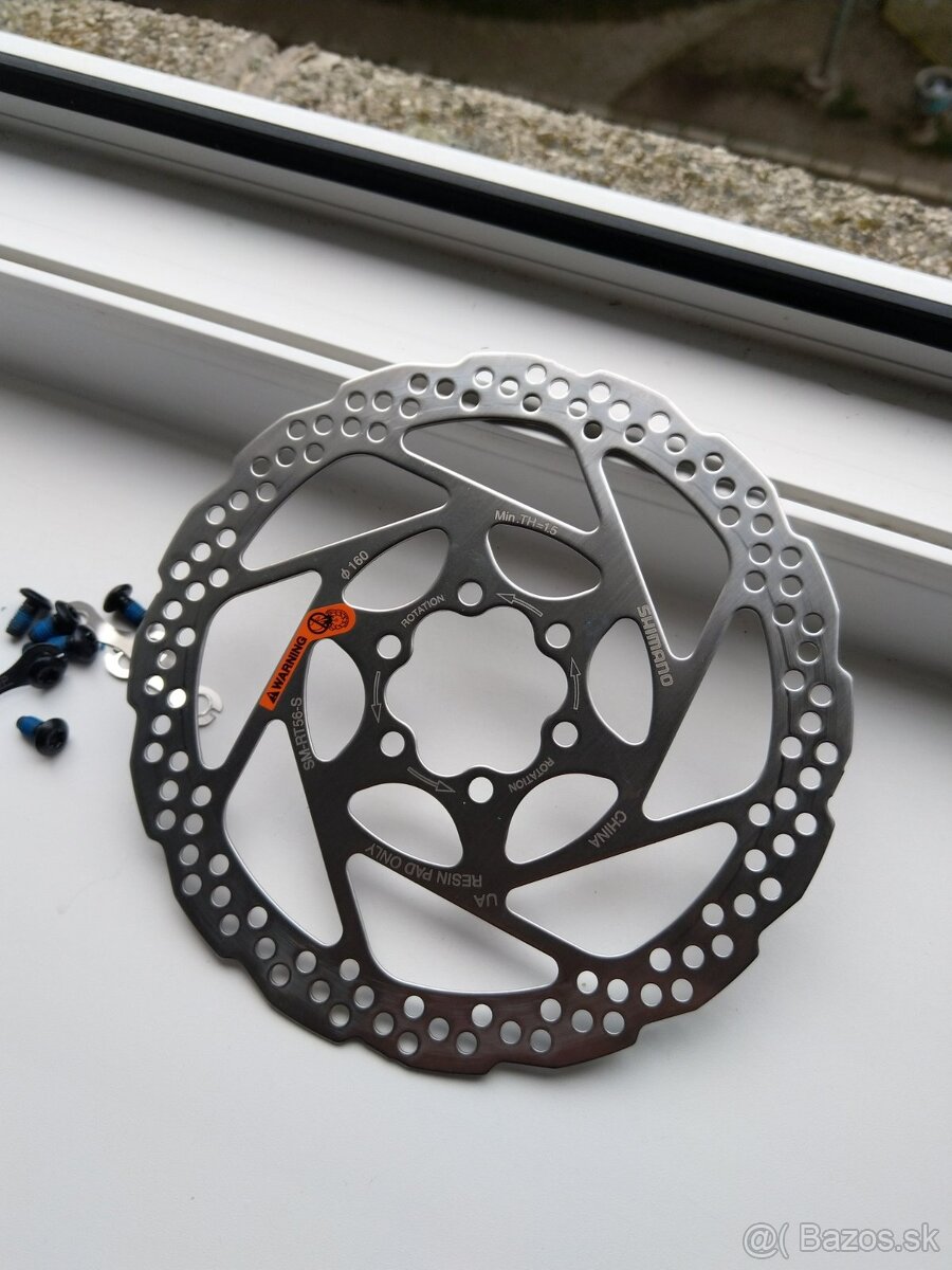 Kotúč 160mm Shimano Deore Sm-Rt56