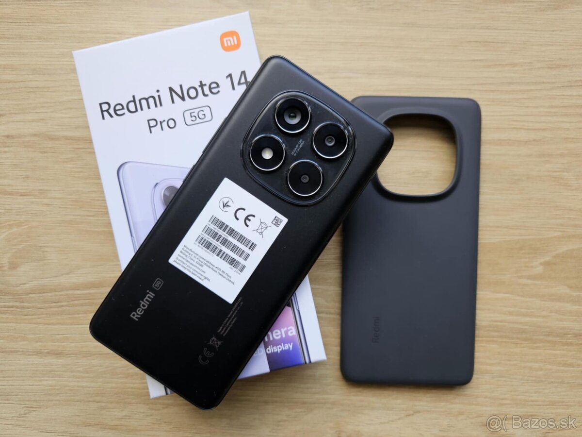 Xiaomi Redmi Note 14 Pro 5G, 8GB/256GB,cierny,top,zaruka
