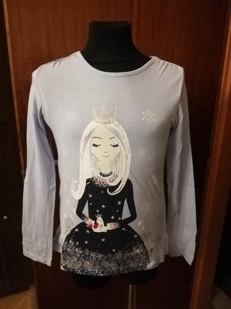 Tričko s princeznou veľkosť 134