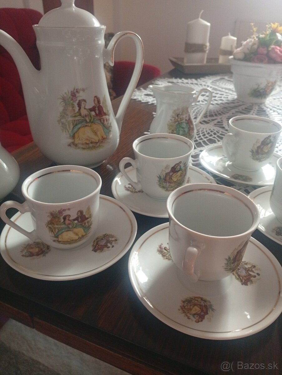 Porcelánová súprava.