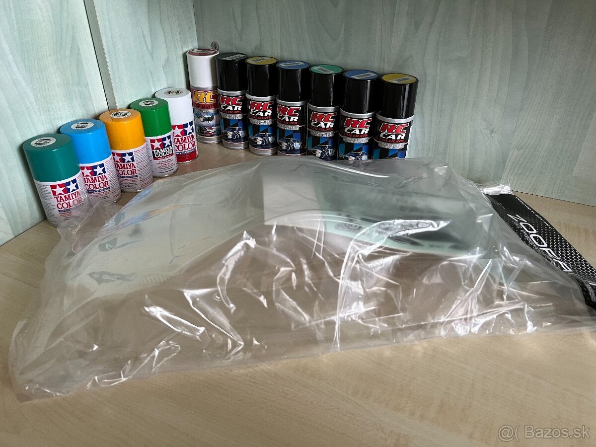 Karoséria 1:10 190mm onroad + spreje