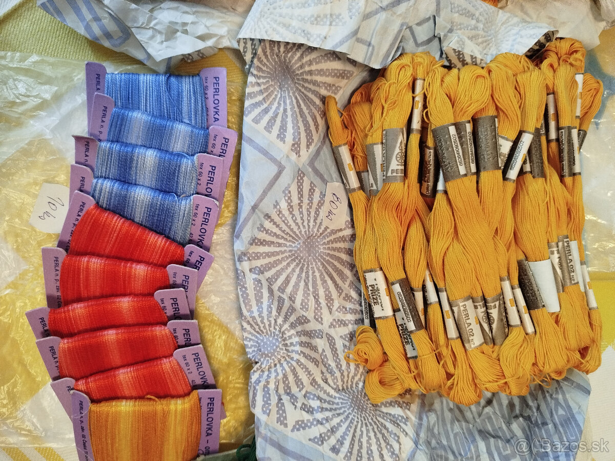 Bavlnky na vyšívanie 2