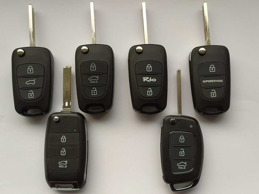 HYUNDAI / KIA - 3 tlač. obal kľúča