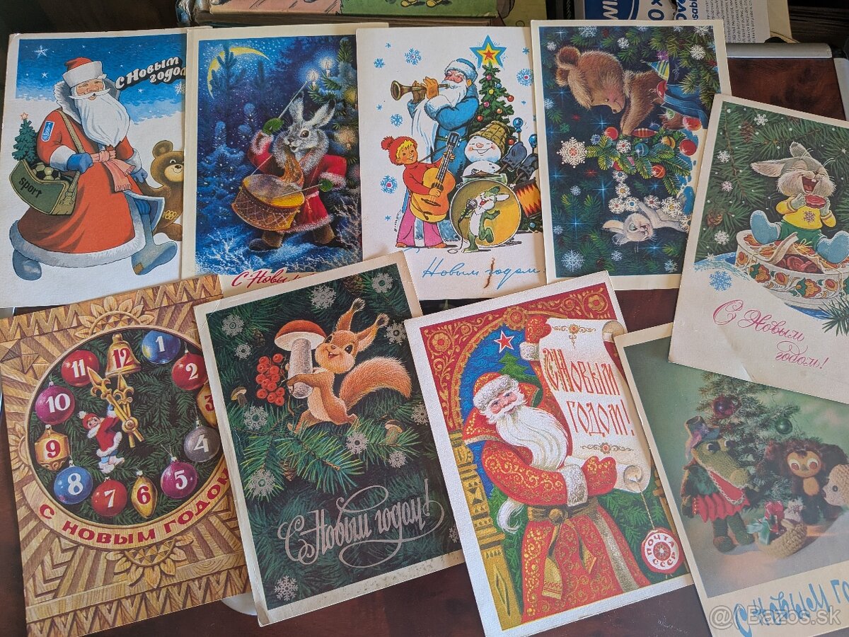 Krásne ruské pohľadnice