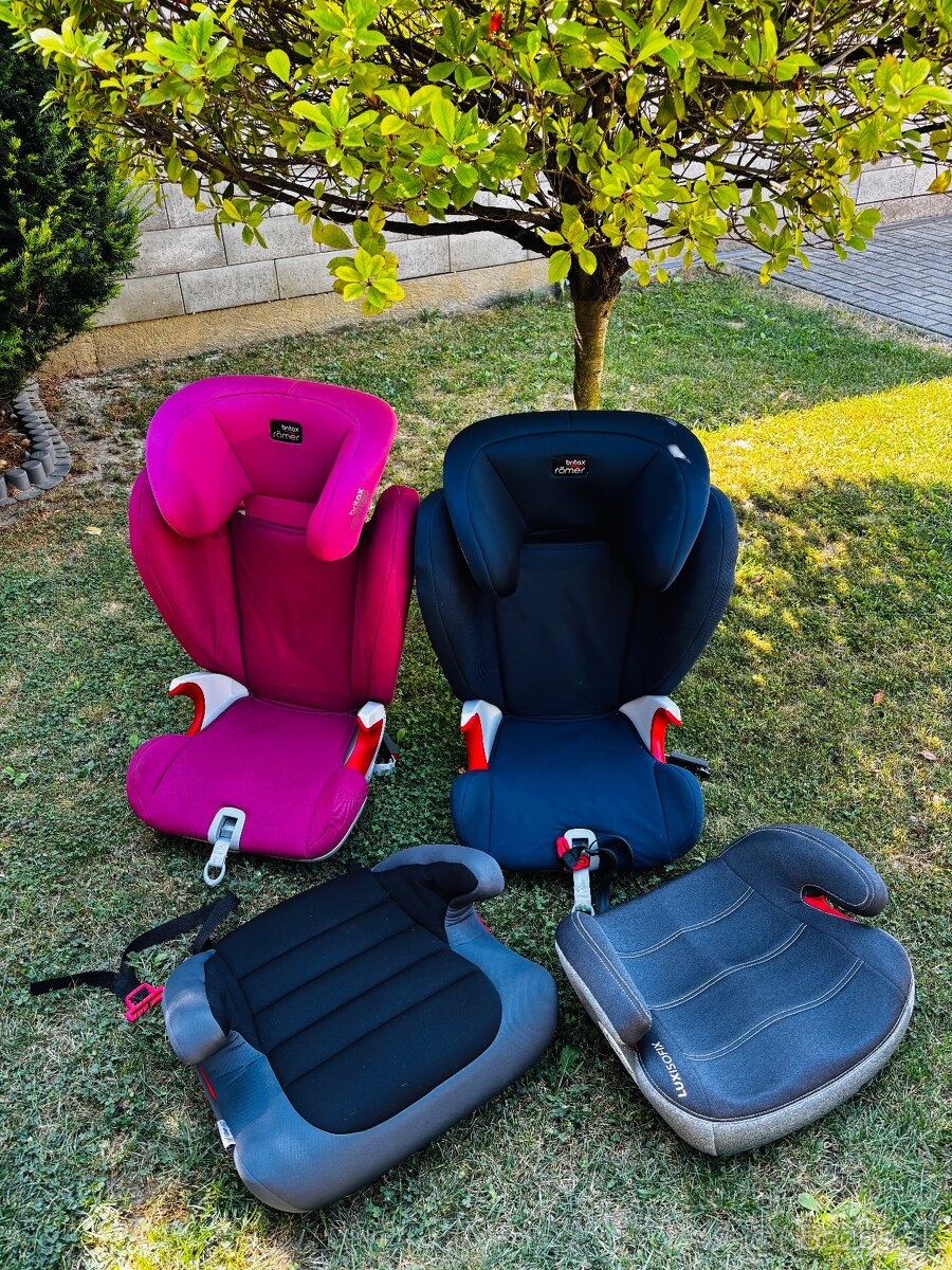 Romer Britax autosedacka + podsedaky